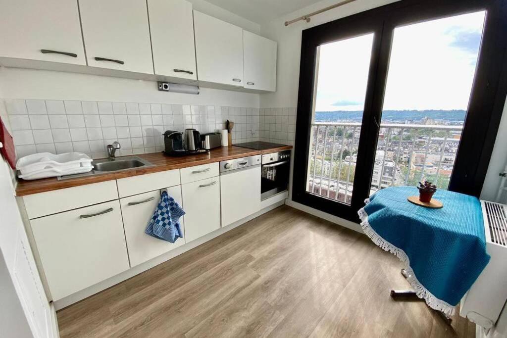 Grand F2 De 47M2 Au 15Eme Etage Dans Une Residence Tres Calme - 017 Rouen Ngoại thất bức ảnh